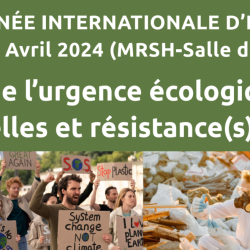 “Les Temps de l’urgence écologique – actions institutionnelles et résistance(s) citoyenne(s)”